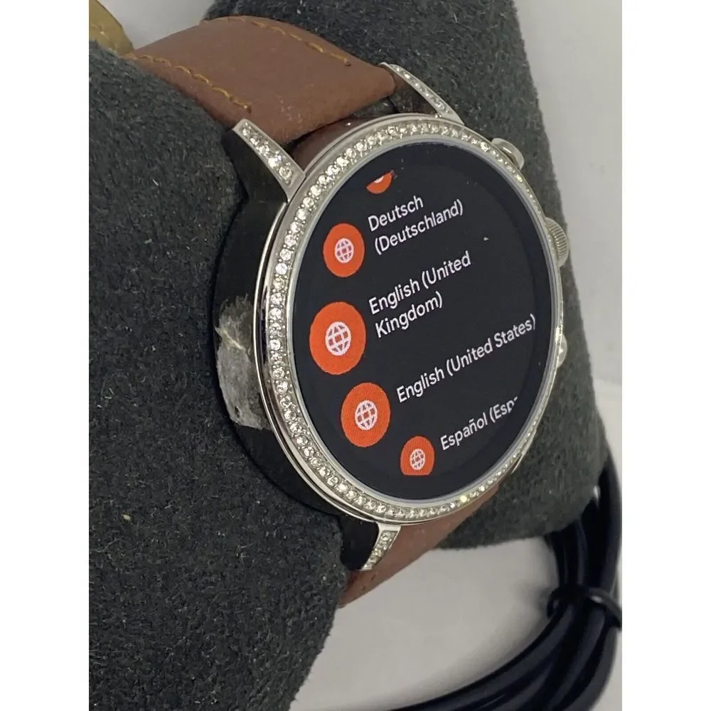 Fossil Gen 4 Authentic Digital Dial Smart Watch Custom Band FTW6013 AB532